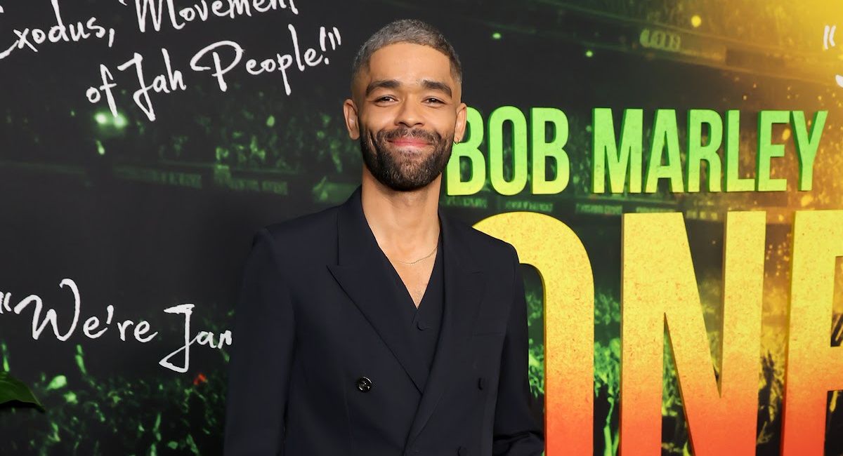 Kingsley Ben-Adir at the 'Bob Marley: One Love' premiere.