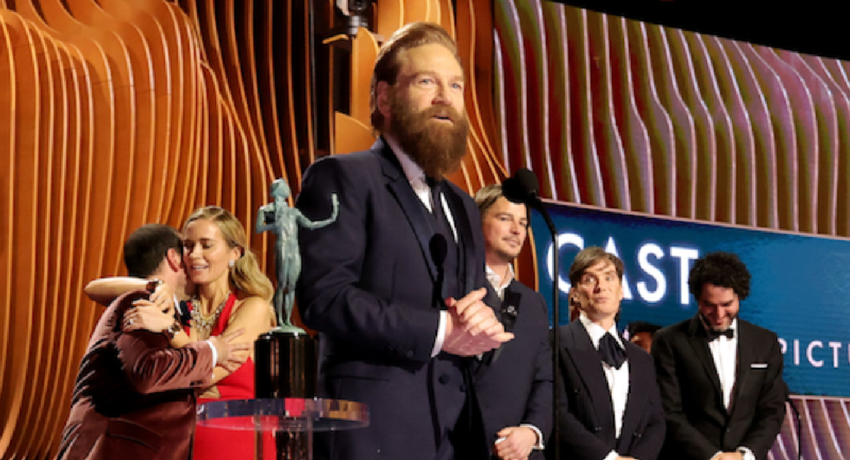 Motion Picture Cast, 'Oppenheimer' 30th Screen Actors Guild Awards, Show, Shrine Auditorium, Los Angeles, California, USA - 24 Feb 2024.