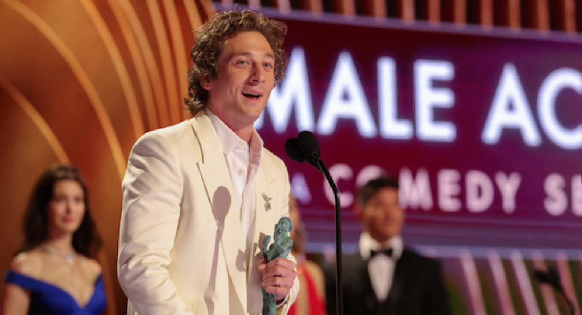 Male Actor in a Comedy Series, Jeremy Allen White, 'The Bear' 30th Screen Actors Guild Awards, Show, Shrine Auditorium, Los Angeles, California, USA - 24 Feb 2024.