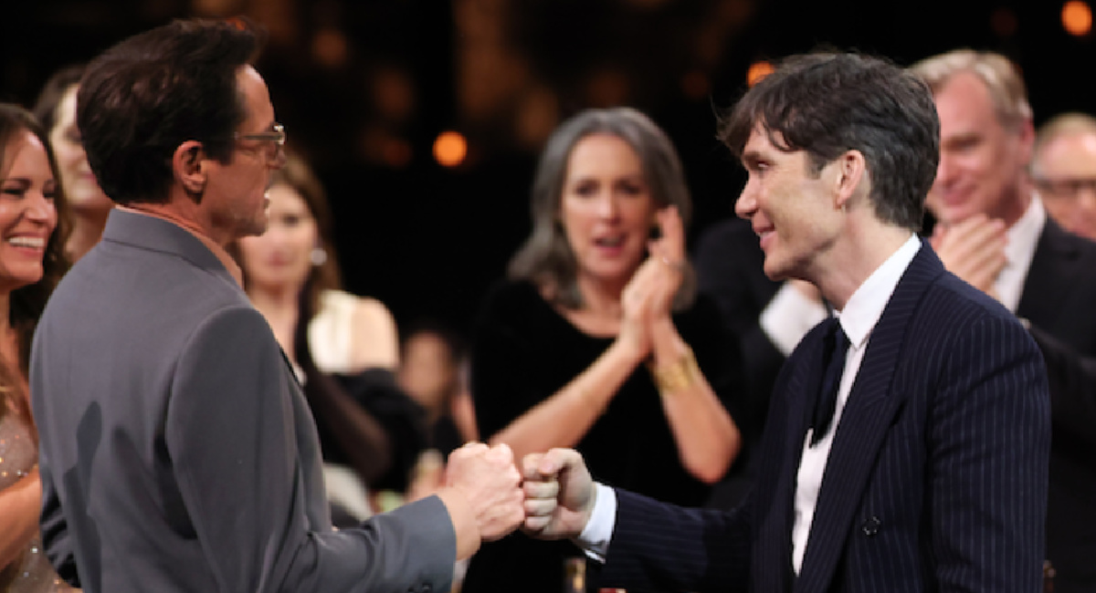Male Actor in a Leading Role - Motion Picture, Cillian Murphy, Oppenheimer - with Robert Downey Jr. 30th Screen Actors Guild Awards, Show, Shrine Auditorium, Los Angeles, California, USA - 24 Feb 2024.