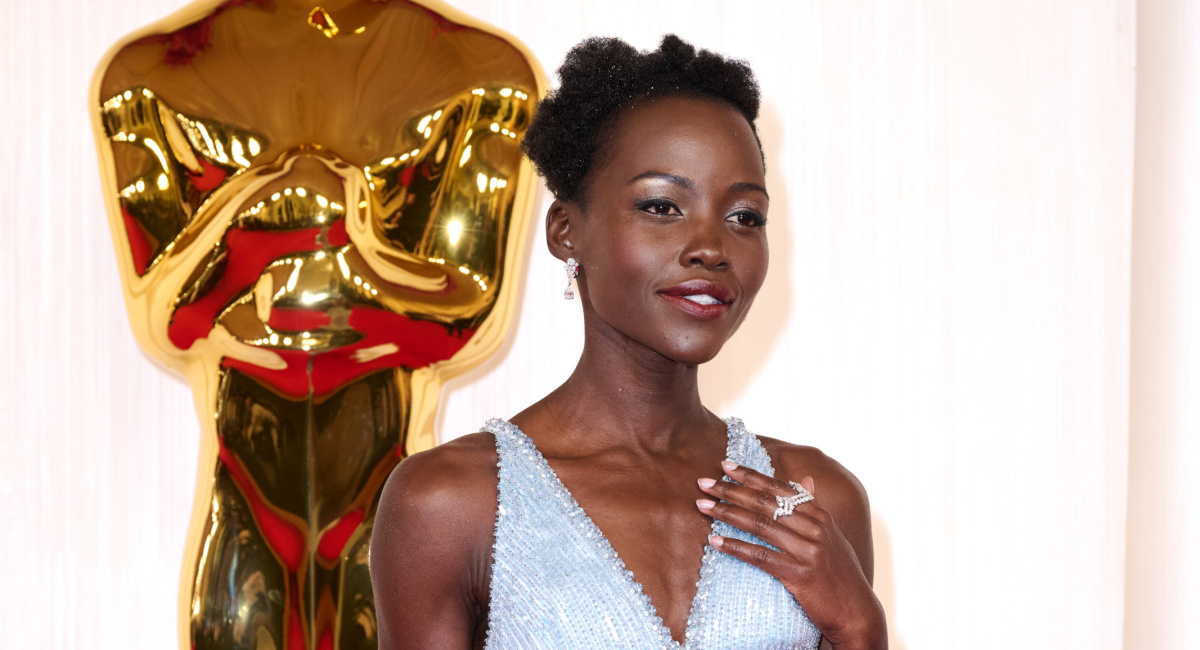 Lupita Nyong'o arrives on the red carpet of the 96th Oscars® at the Dolby® Theatre at Ovation Hollywood on Sunday, March 10, 2024. Credit/Provider: Nick Agro / ©A.M.P.A.S. Copyright: ©A.M.P.A.S.