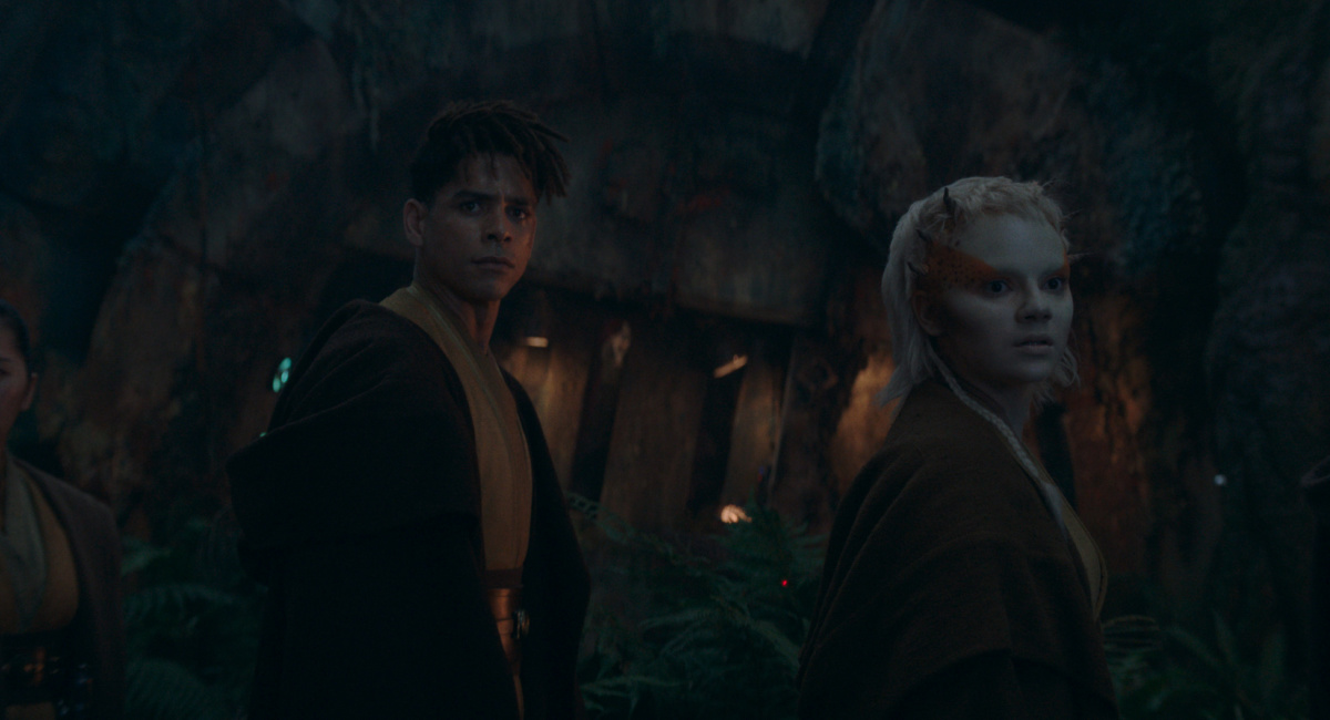 Yord Fandar (Charlie Barnett) and Jedi Padawan Jecki Lon (Dafne Keen) in Lucasfilm's 'The Acolyte,' exclusively on Disney+.