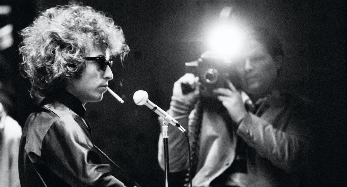 Bob Dylan in director D. A. Pennebaker's documentary 'Don't Look Back.'