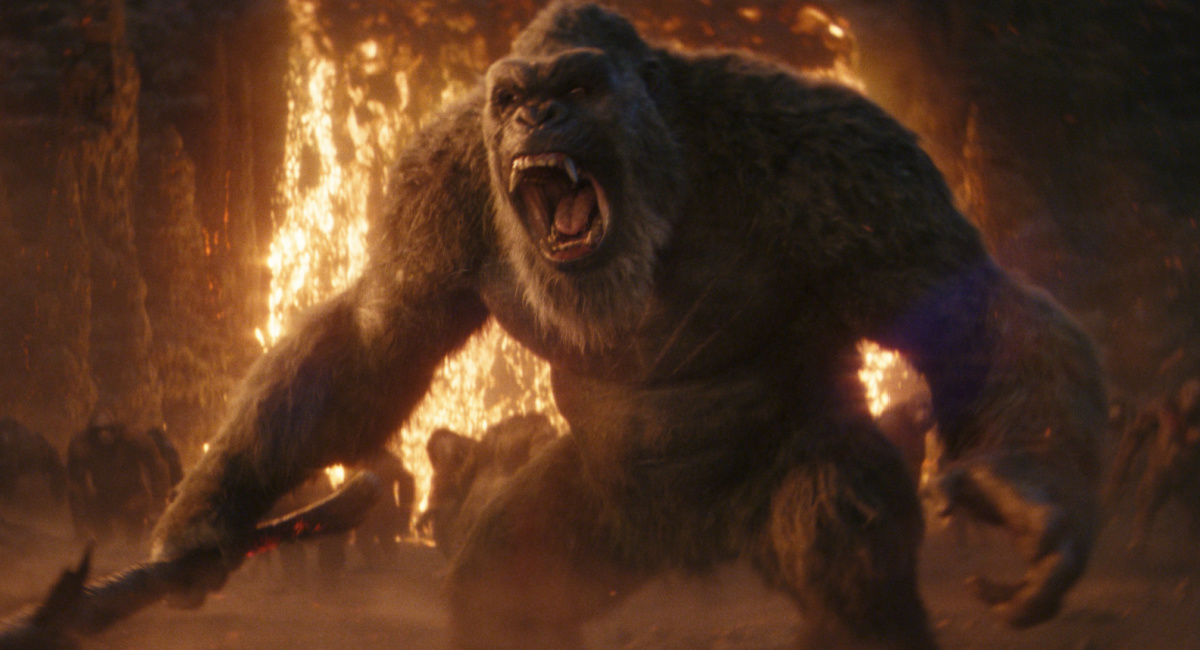 Kong in Warner Bros. Pictures and Legendary Pictures’ action adventure 'Godzilla x Kong: The New Empire,' a Warner Bros. Pictures release. Photo Credit: Courtesy of Warner Bros. Pictures.