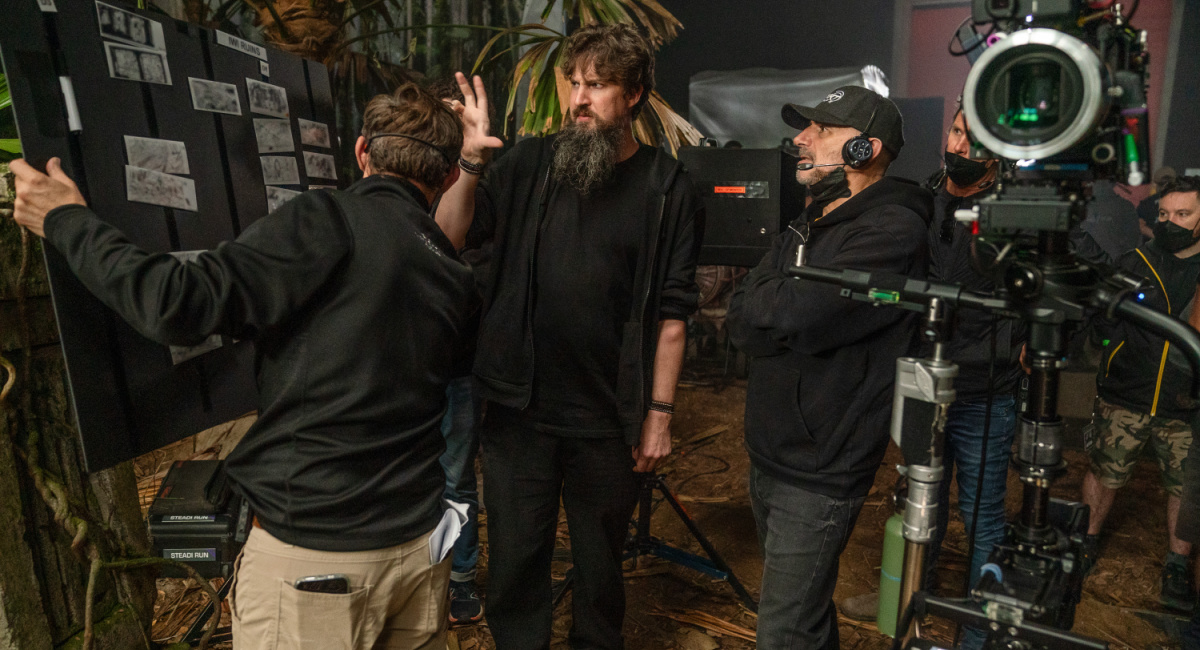 Director Adam Winged on the set of Warner Bros. Pictures and Legendary Pictures’ action adventure 'Godzilla x Kong: The New Empire,' a Warner Bros. Pictures release.