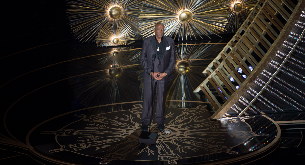Louis Gossett Jr. presents during the live ABC Telecast of The 88th Oscars® at the Dolby® Theatre in Hollywood, CA on Sunday, February 28, 2016.