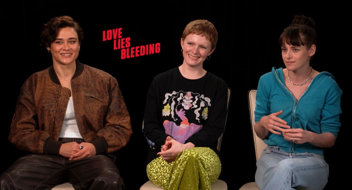 Katy O'Brian, Rose Glass and Kristen Stewart Talk 'Love Lies Bleeding.'