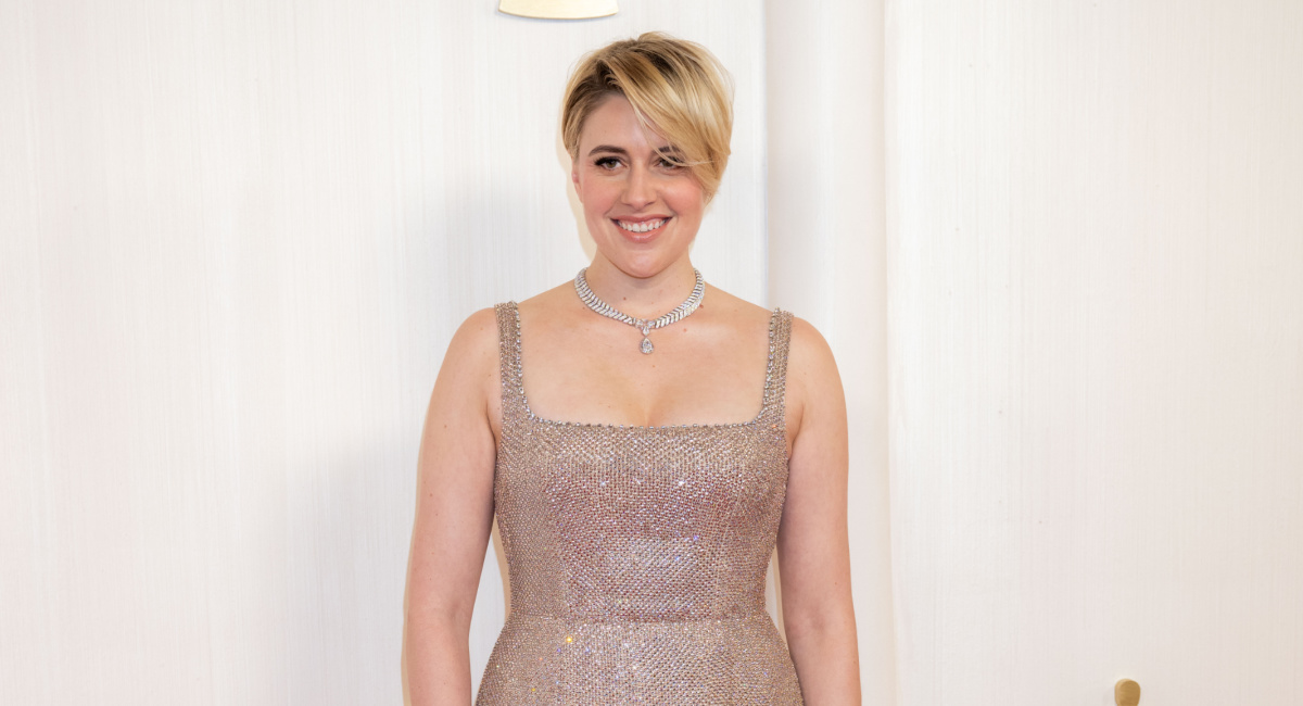 Oscar® nominee Greta Gerwig arrives on the red carpet of the 96th Oscars® at the Dolby® Theatre at Ovation Hollywood on Sunday, March 10, 2024. Credit/Provider: Mike Baker / ©A.M.P.A.S. Copyright: ©A.M.P.A.S.