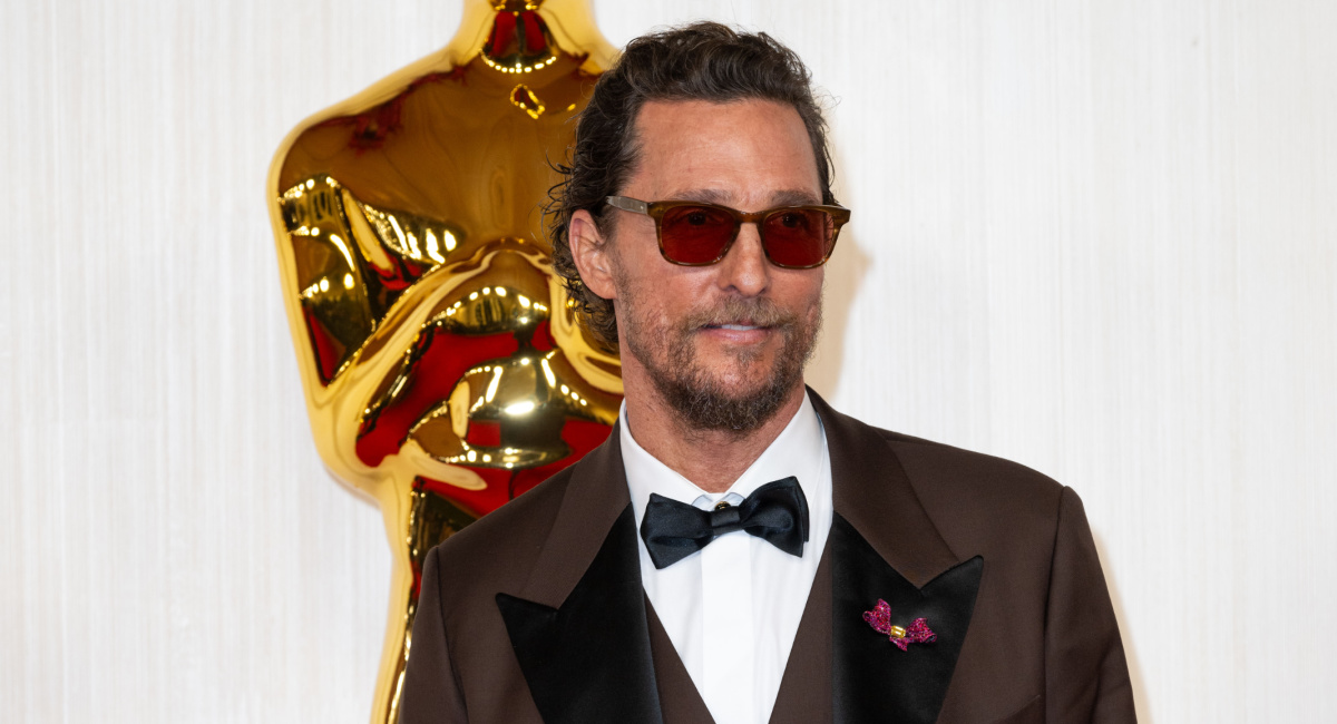 Matthew McConaughey at The 96th Oscars® at the Dolby® Theatre at Ovation Hollywood on Sunday, March 10, 2024. Credit/Provider: Nick Agro ©A.M.P.A.S. Copyright: ©A.M.P.A.S.