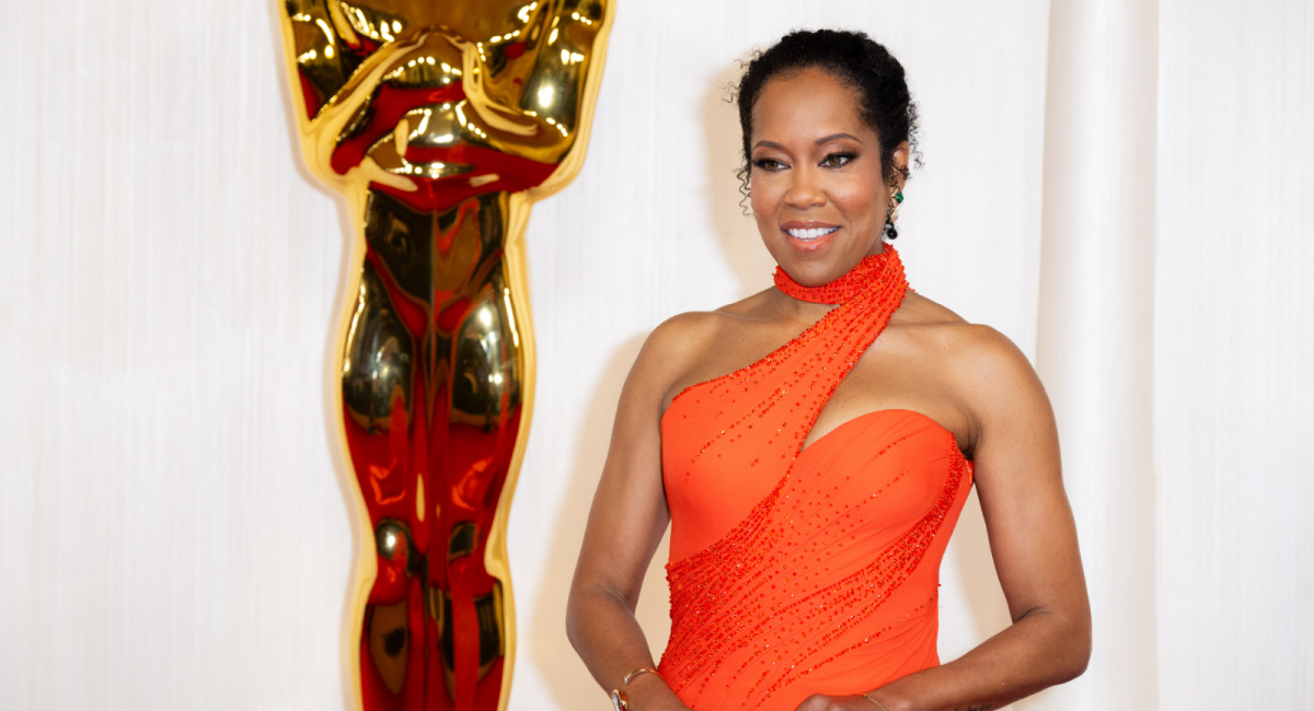 Regina King arrives on the red carpet of the 96th Oscars® at the Dolby® Theatre at Ovation Hollywood on Sunday, March 10, 2024. Credit/Provider: Nick Agro / ©A.M.P.A.S. Copyright: ©A.M.P.A.S.