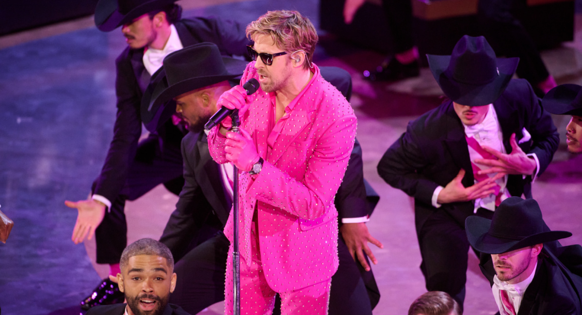 Ryan Gosling performs onstage during the live ABC telecast of the 96th Oscars® at the Dolby® Theatre at Ovation Hollywood on Sunday, March 10, 2024. Credit/Provider: Phil McCarten ©A.M.P.A.S. Copyright: ©A.M.P.A.S.