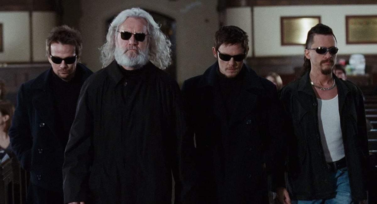 Sean Patrick Flanery, Billy Connolly, Norman Reedus and Clifton Collins Jr. in 2009's 'The Boondock Saints II: All Saints Day'.