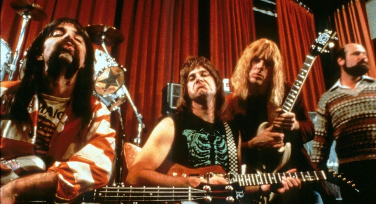 Harry Shearer, Christopher Guest, Michael McKean and Rob Reiner in 'This Is Spinal Tap.'
