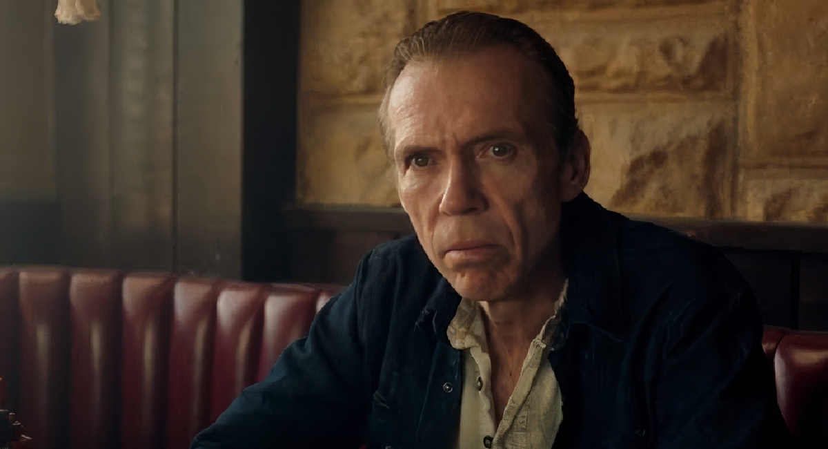 Richard Brake as Beau in the western/crime/thriller, 'The Last Stop In Yuma County,' a Well Go USA release.