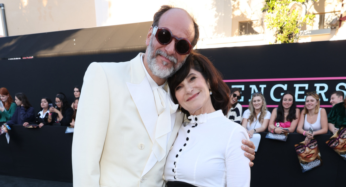 Director Luca Guadagnino and producer Amy Pascal attend the Los Angeles Premiere of Amazon MGM Studios’ 'Challengers' at Regency Village Theatre on April 16, 2024 in Los Angeles, California.
