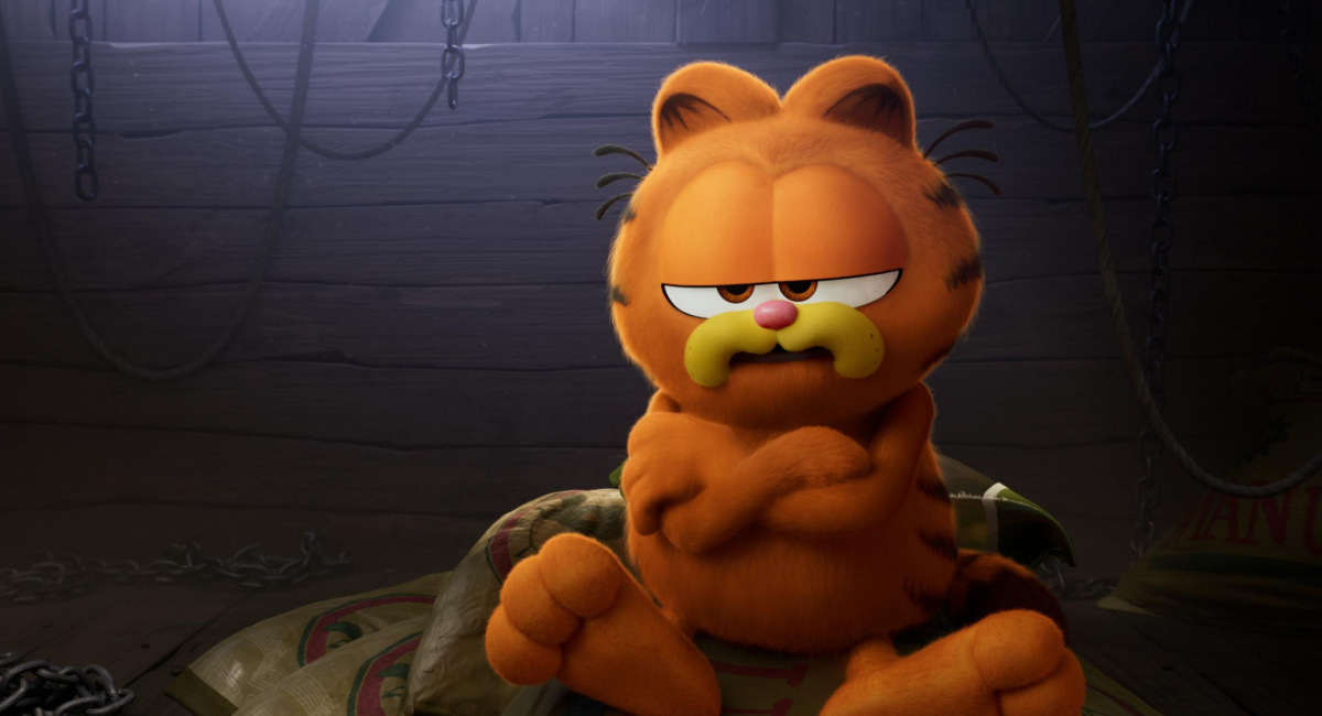 Chris Pratt is the voice of Garfield in 'The Garfield Movie'.