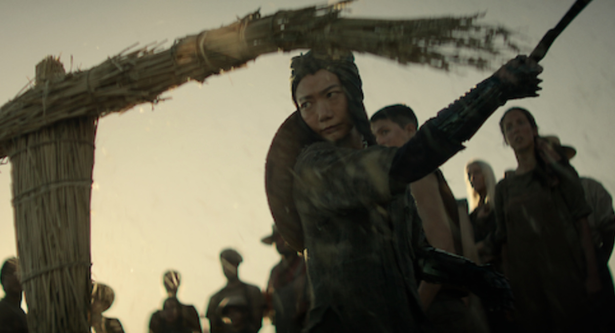 Doona Bae as Nemesis in 'Rebel Moon — Part Two: The Scargiver.'