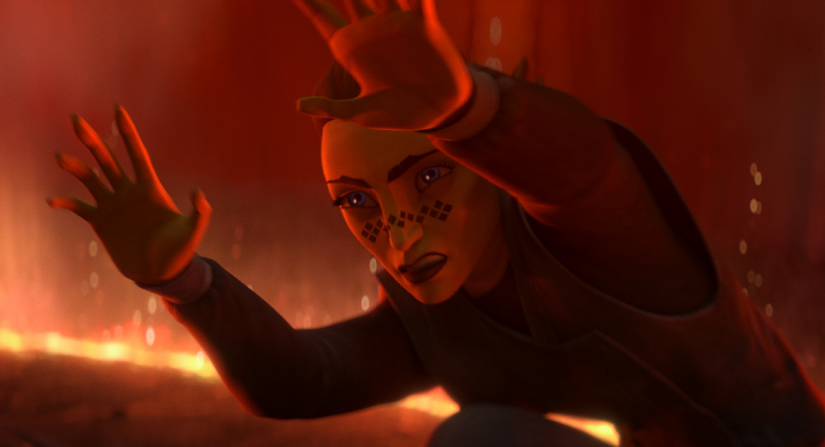 Barriss Offee in a scene from 'Star Wars: Tales of the Empire', exclusively on Disney+.