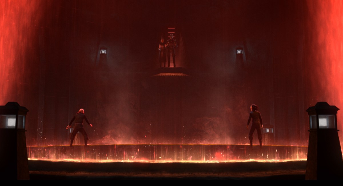 A scene from 'Star Wars: Tales of the Empire', exclusively on Disney+.