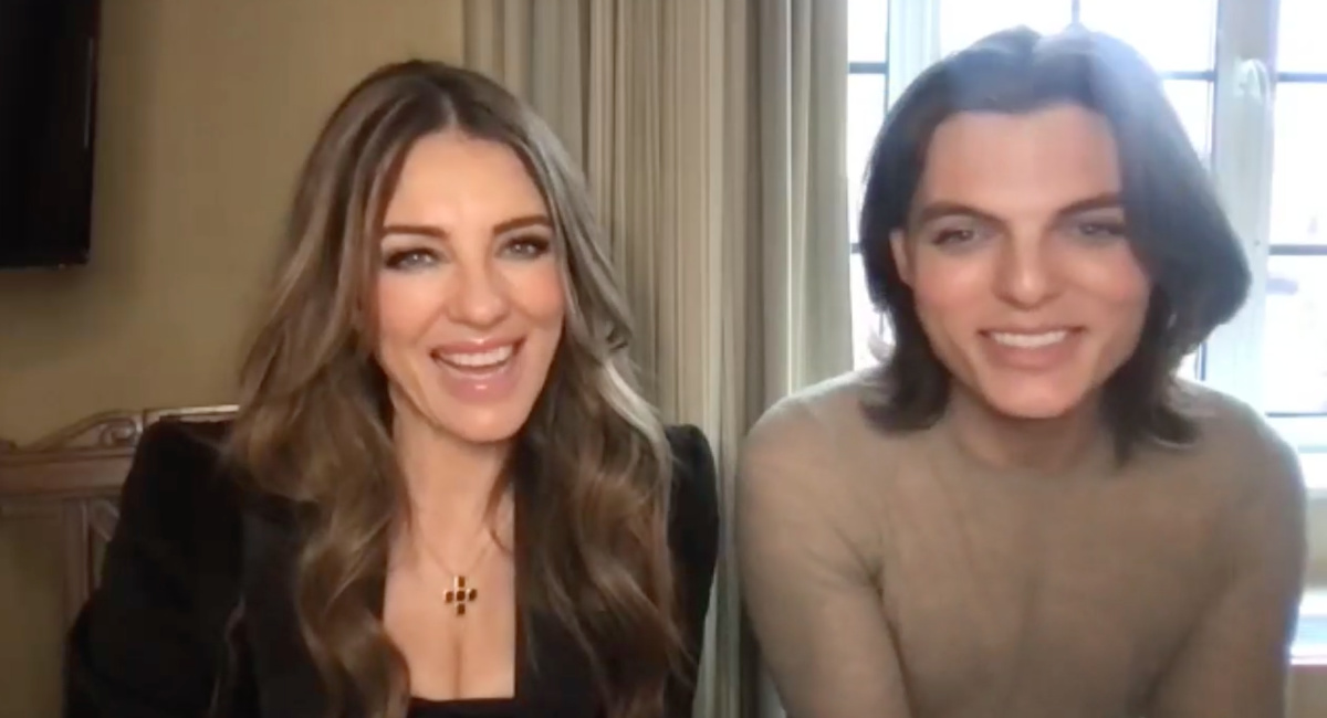 Elizabeth Hurley and director Damian Hurley talk 'Strictly Confidential'.