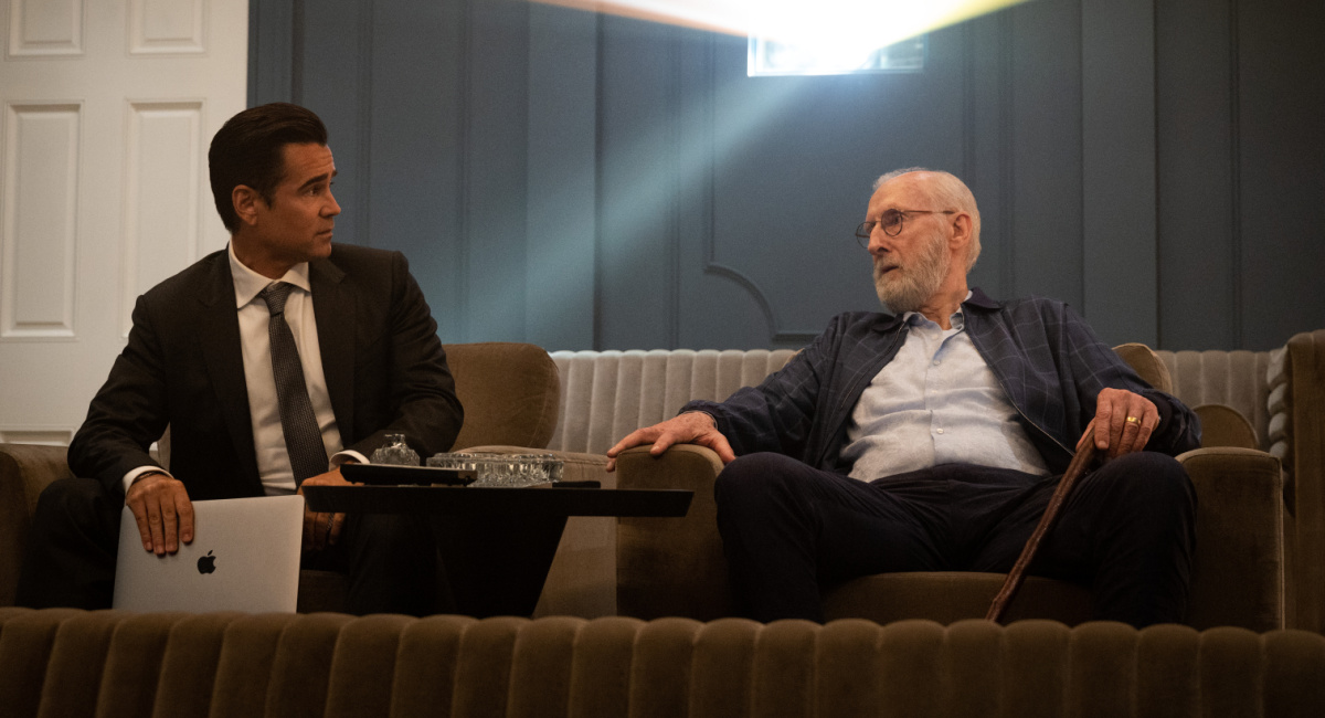Colin Farrell and James Cromwell in 'Sugar,' premiering April 5, 2024 on Apple TV+.