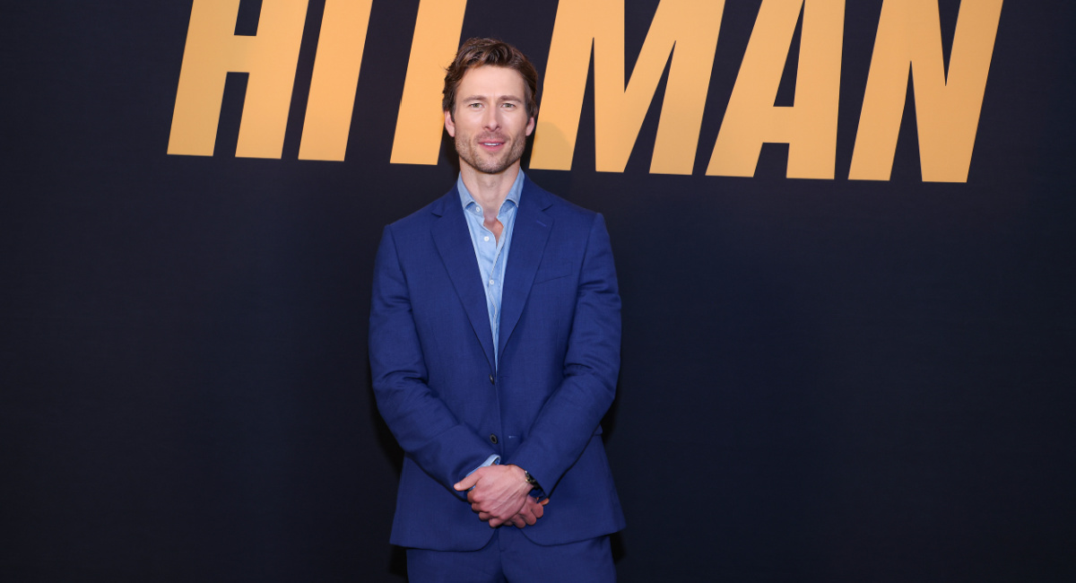 Glen Powell stars in 'Hit Man'.