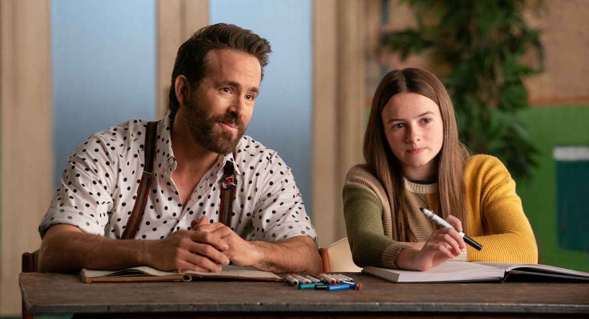 Ryan Reynolds and Cailey Fleming star in Paramount Pictures' 'IF.'