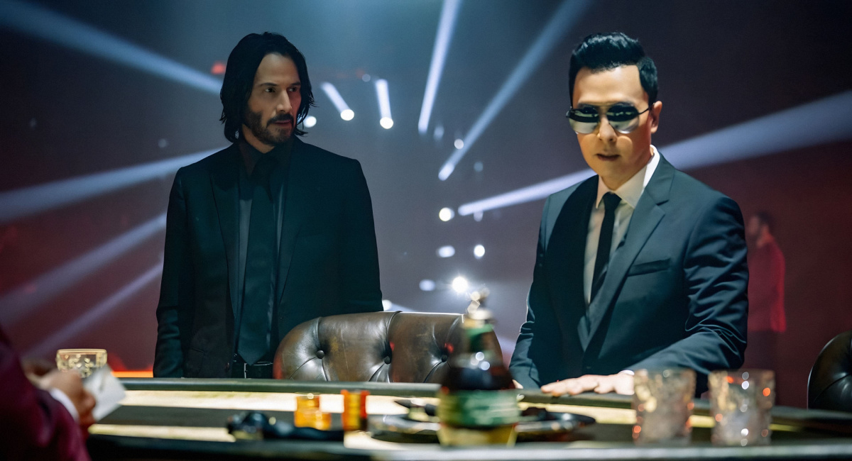 Keanu Reeves and Donnie Yen in 'John Wick: Chapter 4'.