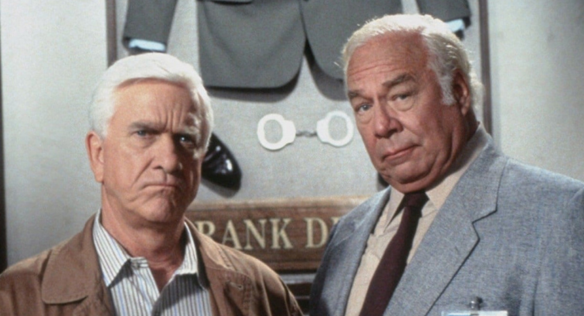 Leslie Nielsen and George Kennedy in 'Naked Gun 33 1/3: The Final Insult.'