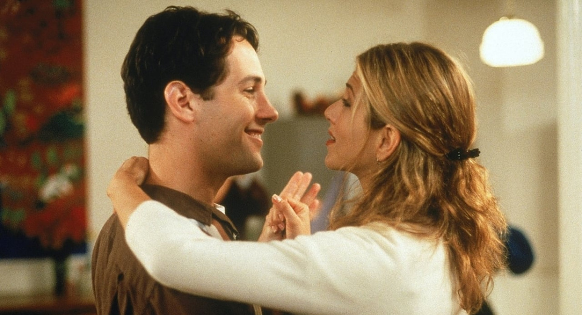 Paul Rudd and Jennifer Aniston in 'The Object of My Affection'.