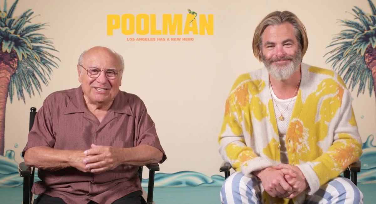 Chris Pine and Danny DeVito talk 'Poolman'.