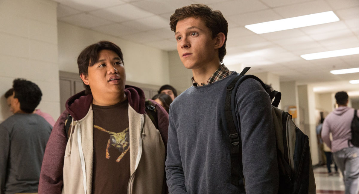 Jacob Batalon and Tom Holland in 'Spider-Man: Homecoming'.