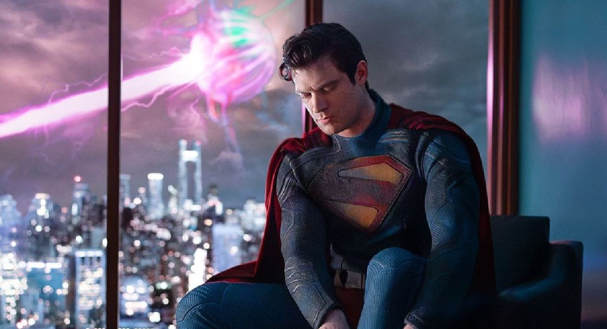 David Corenswet as Superman in James Gunn's 'Superman'.