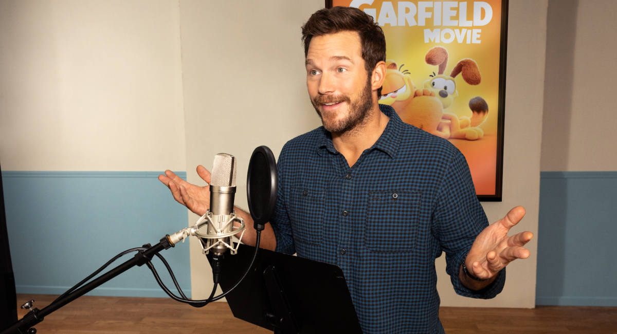 Chris Pratt as the voice of Garfield in 'The Garfield Movie'.