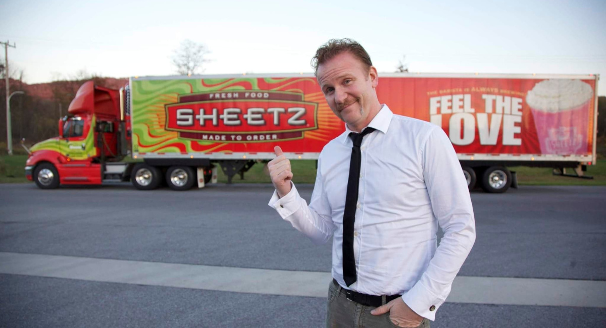 Director Morgan Spurlock in 'POM Wonderful Presents: The Greatest Movie Ever Sold'.