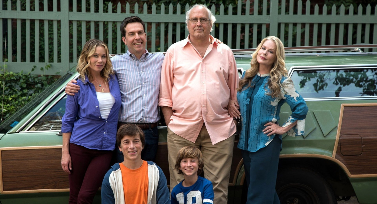 Christina Applegate, Ed Helms, Chevy Chase and Beverly D'Angelo in 2015's 'Vacation'.