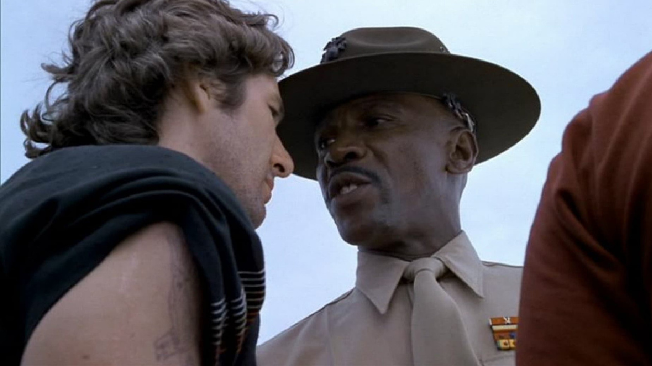 Richard Gere and Louis Gossett, Jr. in 'An Officer and a Gentleman.'