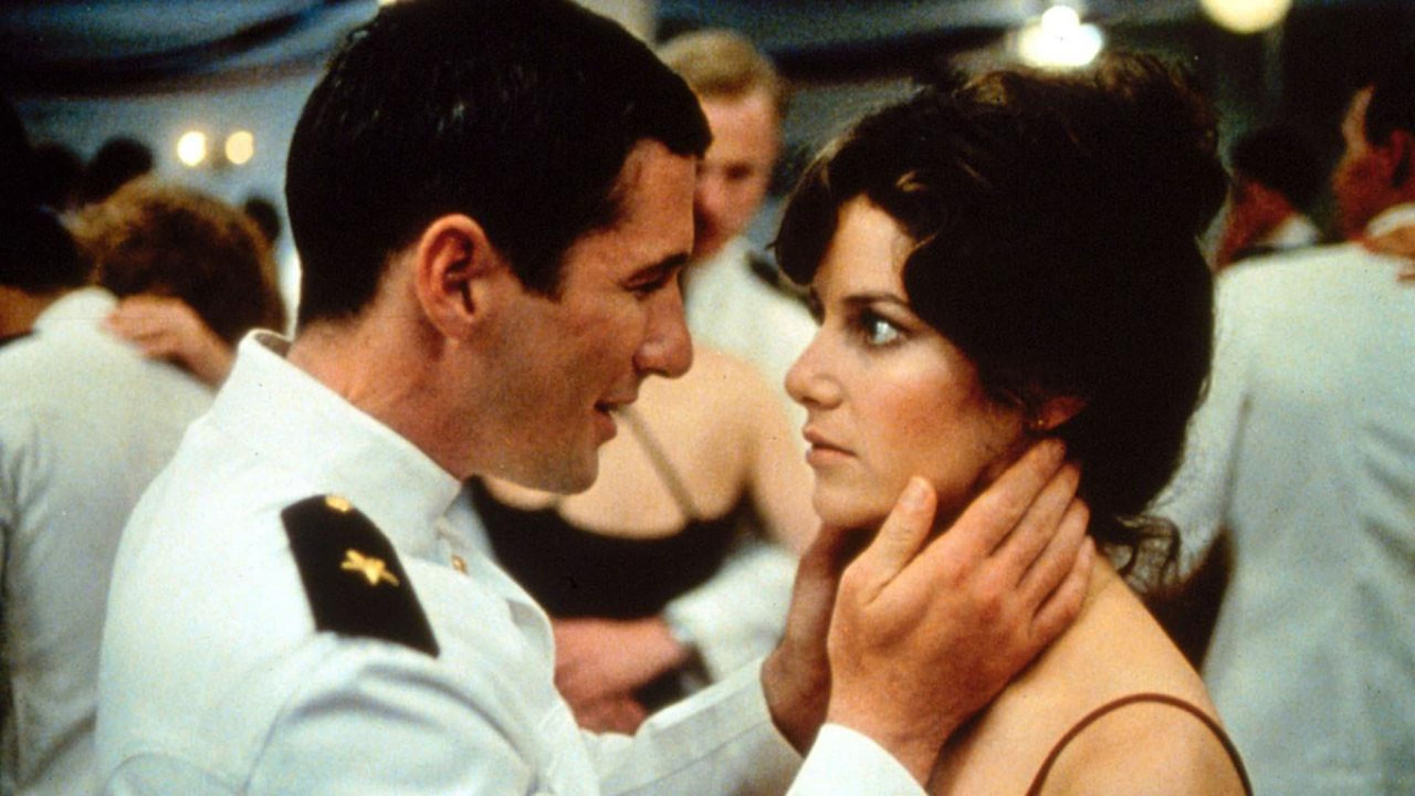 Richard Gere and Debra Winger in 'An Officer and a Gentleman'.