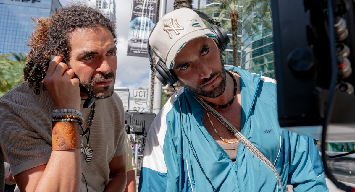 Directors Adil El Arbi and Bilall Fallah on the set of Columbia Pictures 'Bad Boys: Ride of Die.'