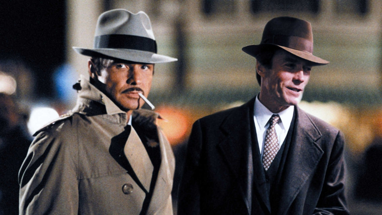 Burt Reynolds and Clint Eastwood in 'City Heat'.