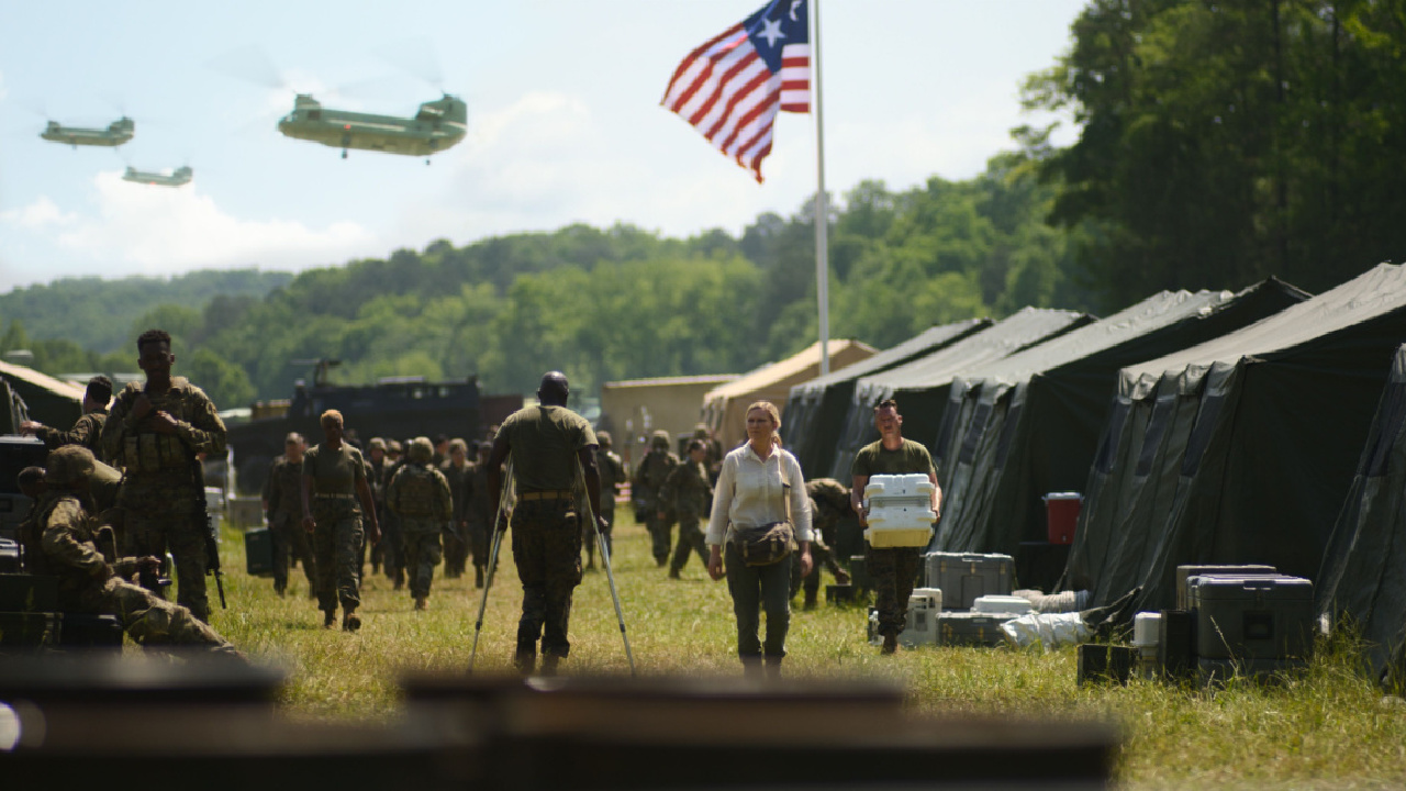 Kirsten Dunst in 'Civil War.'