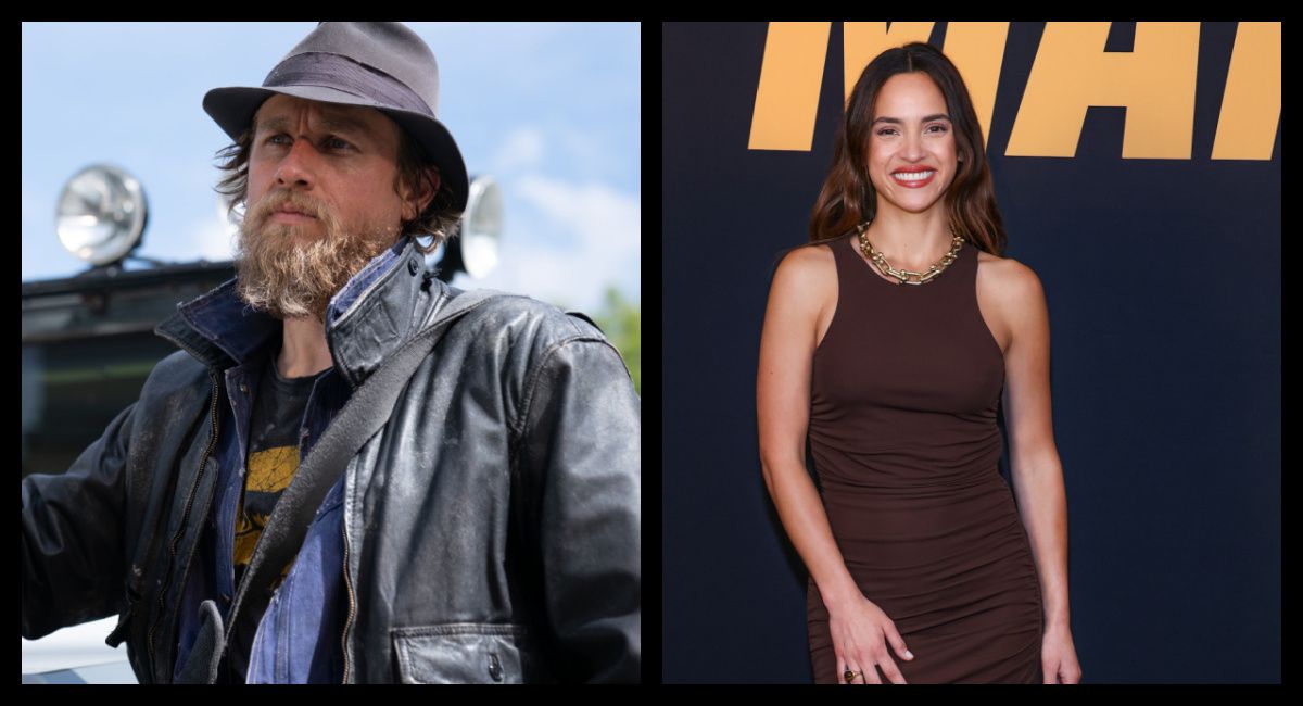 (Left) Charlie Hunnam as Charlie Waldo in 'Last Looks'. (Right) Adria Arjona stars in 'Hit Man'. Photo: Netflix.
