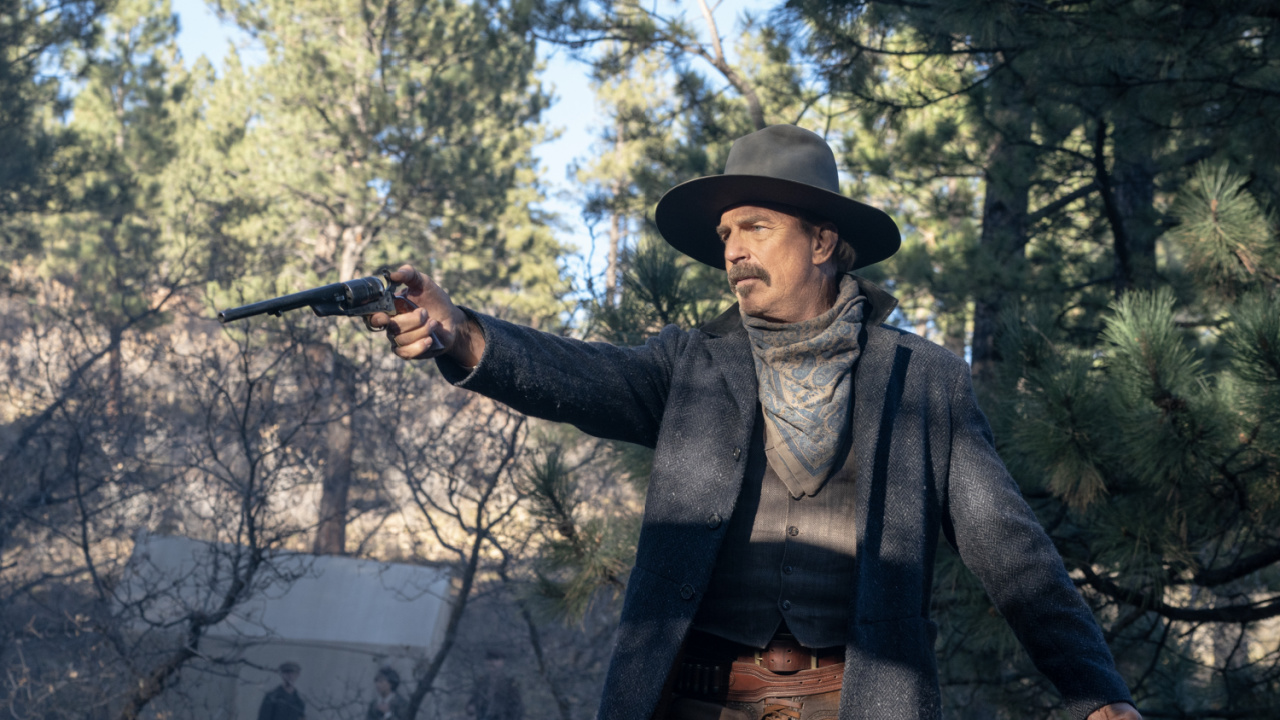 Kevin Costner as Hayes Ellison in New Line Cinema's Western drama 'Horizon: An American Saga - Chapter One', a Warner Bros. Pictures release.