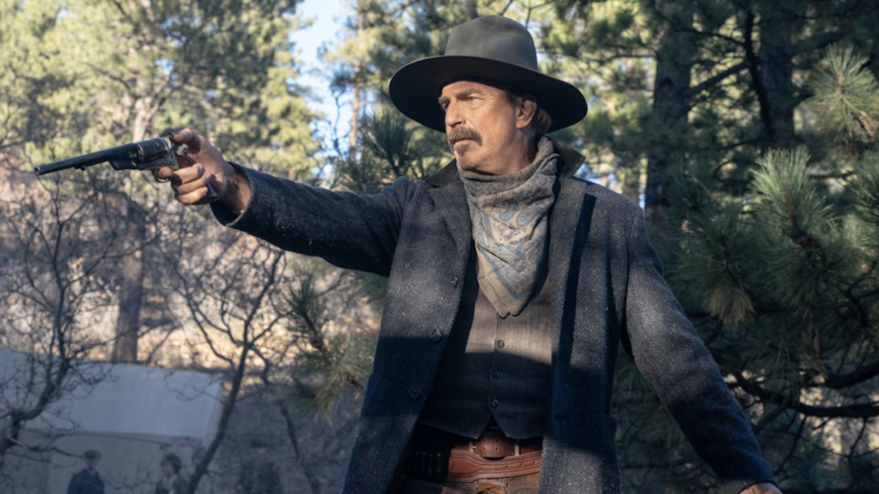 Kevin Costner as Hayes Ellison in New Line Cinema's Western drama 'Horizon: An American Saga - Chapter One', a Warner Bros. Pictures release.