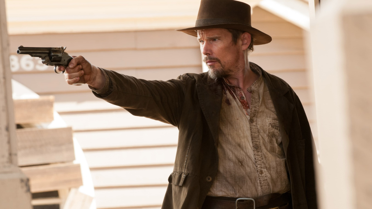 Ethan Hawke in Ti West's 'In a Valley of Violence'.