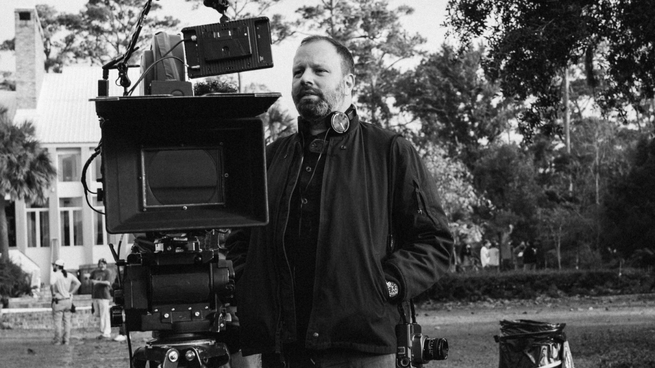 Yorgos Lanthimos on the set of 'Kinds of Kindness.'