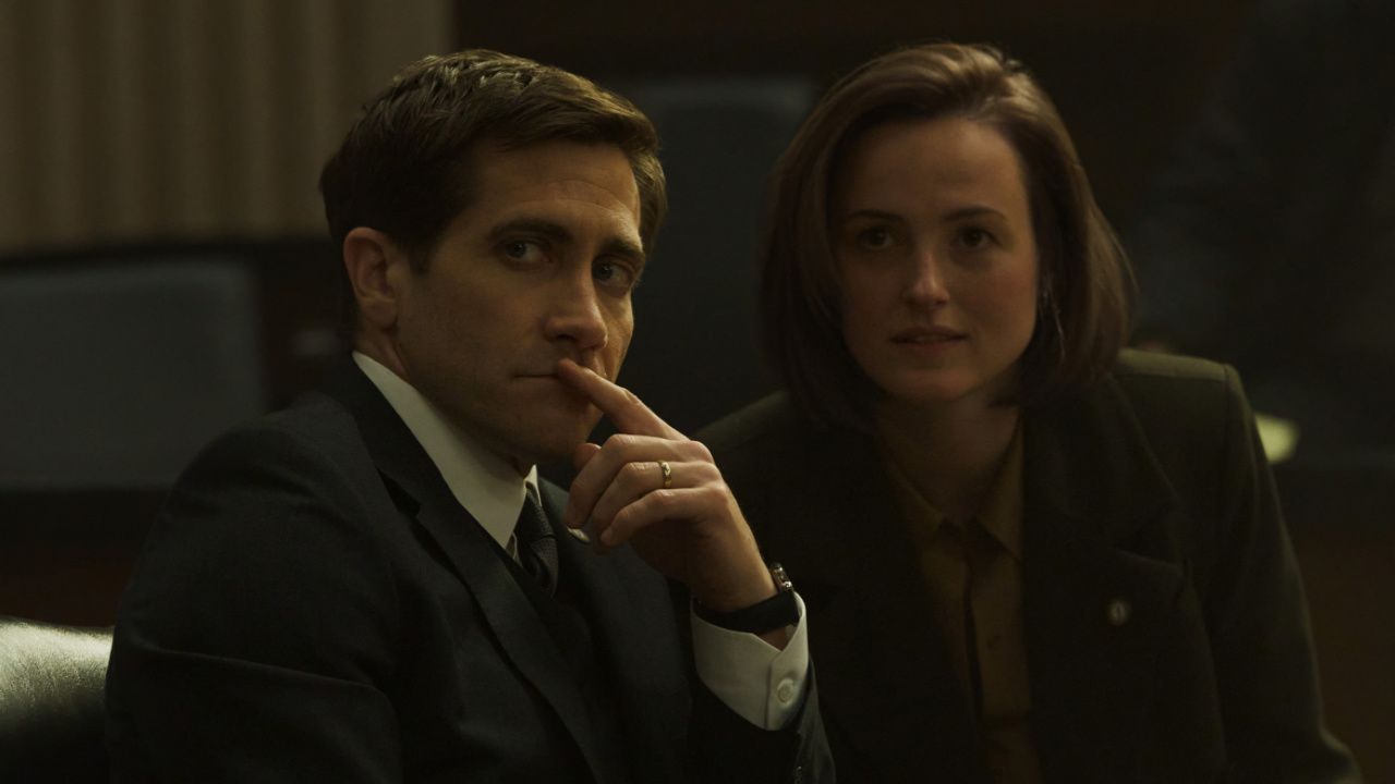 Jake Gyllenhaal and Renate Reinsve in 'Presumed Innocent,' premiering June 12, 2024 on Apple TV+.