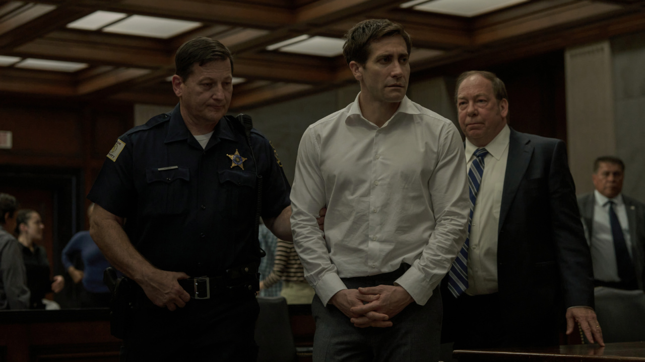Jake Gyllenhaal and Bill Camp in 'Presumed Innocent,' premiering June 12, 2024 on Apple TV+.