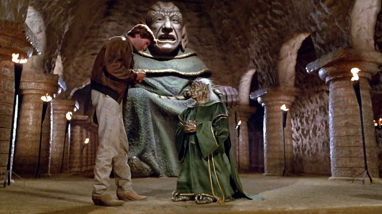 Bill Pullman and Mel Brooks in 'Spaceballs'.