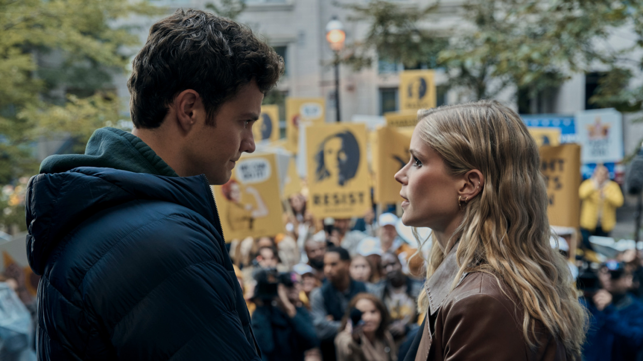 Jack Quaid and Erin Moriarty in 'The Boys' Season 4.